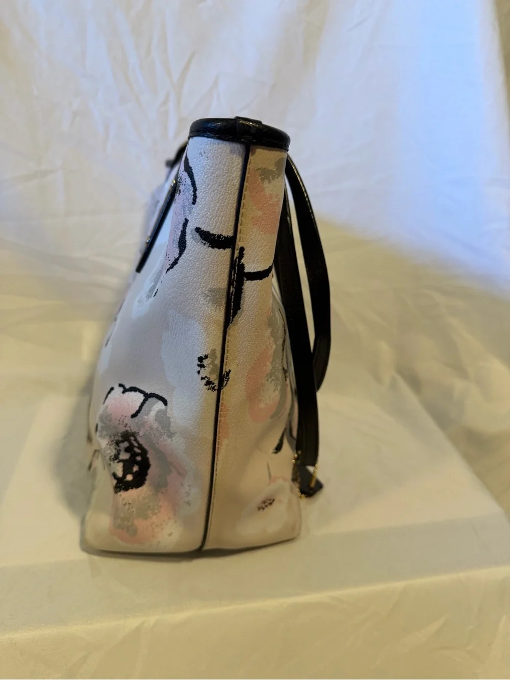 Coach Floral Print City Zip Tote